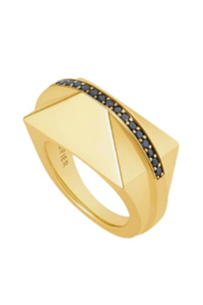 Ruifier 0.29ct Black Diamonds – Icon Shard Ring Gold