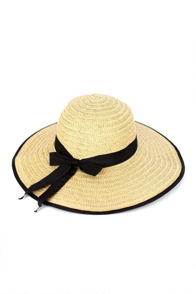 Stripe Detail Women's Sun Hat