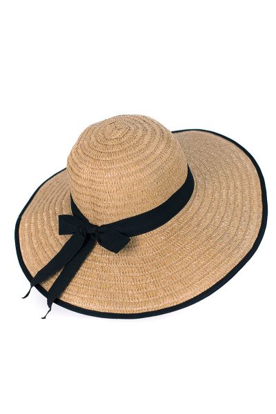 Stripe Detail Women's Sun Hat