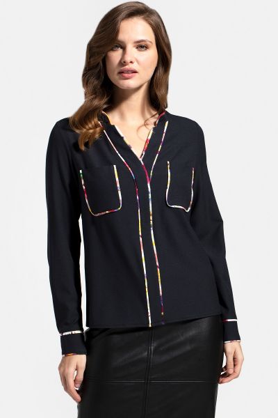 Crepe Blouse with pockets